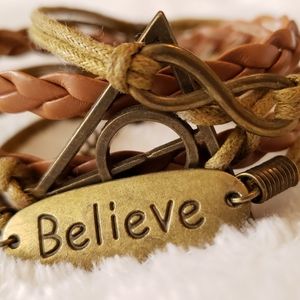 Harry Potter deathly hallows bracelet